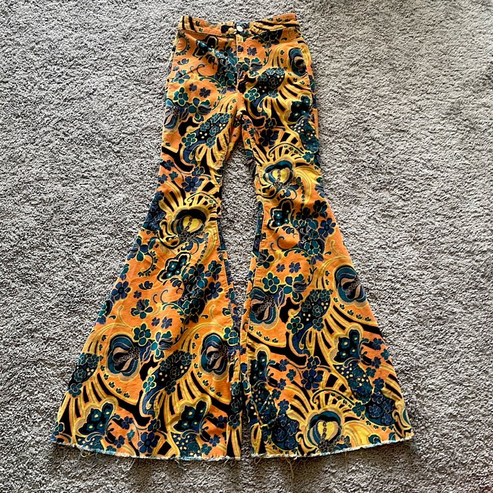 Free People Float On Corduroy Flare Jeans